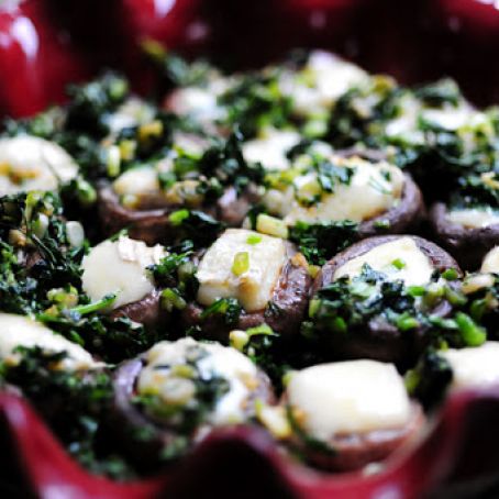 Brie-Stuffed Mushrooms