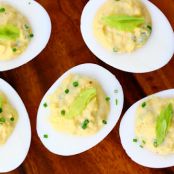 Sriracha Deviled Eggs