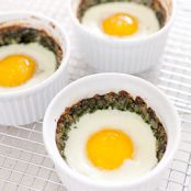 Baked Eggs Florentine
