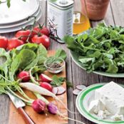 Greek-Style Tomato Salad with Mint and Feta