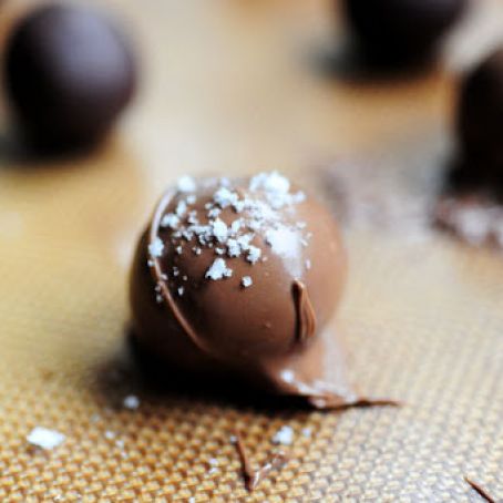 Chipotle-Salted Chocolate Truffles