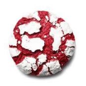 Red Velvet Crackle Cookies