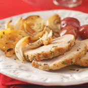 Roast Pork with Apples & Onions