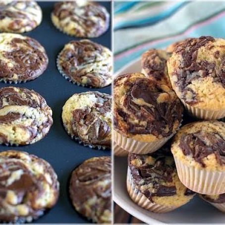 CAKE - Nutella Frosted Cupcakes