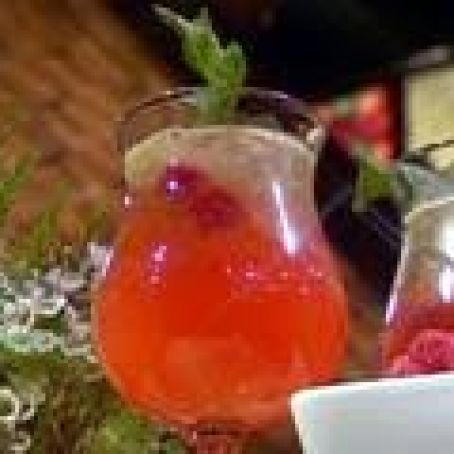 Summery Citrus, Ginger, and Raspberry Punch