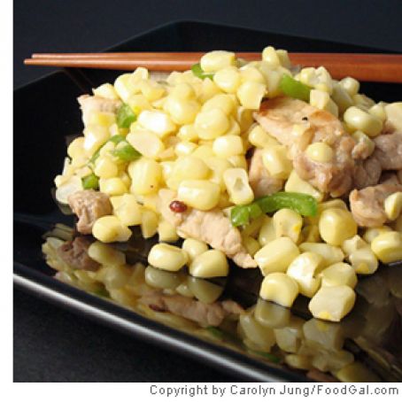 Miao Pork With Corn and Chilies