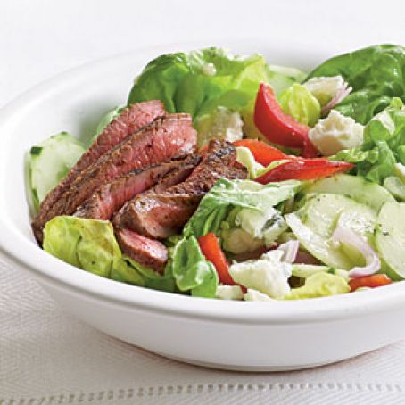 Grilled Sirloin and Blue Cheese Salad