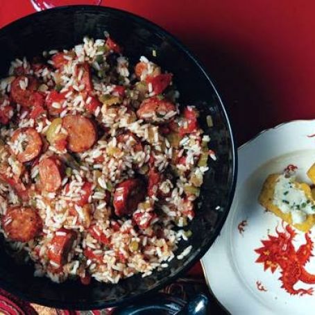 ANDOUILLE SAUSAGE JAMBALAYA