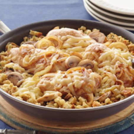 Chicken Skillet with Mushrooms and Onions
