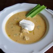 Crockpot Buffalo Chicken Soup     ♥