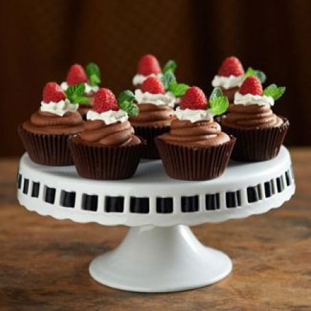 Chocolate-Raspberry Mousse Cups