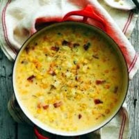 Smoky Corn Chowder with Bacon
