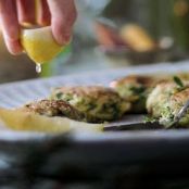 CRAB CAKES w/HERB SALAD