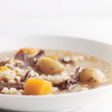 Beef, Barley, and Vegetable Stew