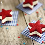 Patriotic Ice Cream Sandwiches