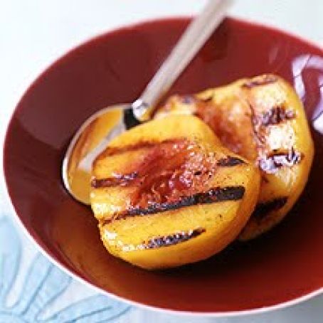 Grilled Cinnamon Peaches