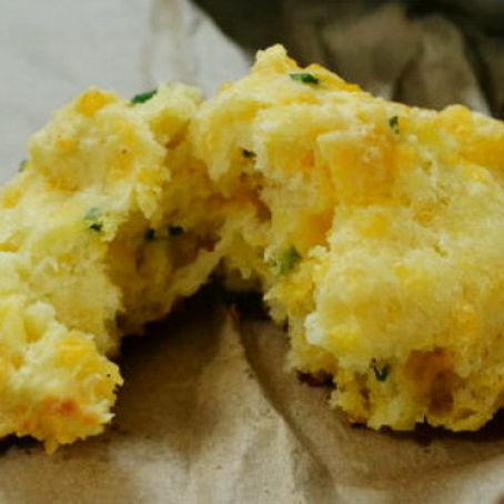 Cheddar Chive Freezer Biscuits