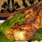 COUNTRY PORK RIBS w/JALAPENO PESTO