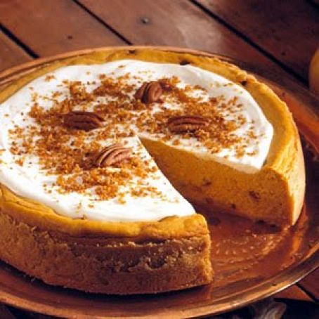 Pumpkin-Praline Cheesecake