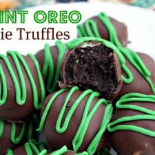St. Patrick's Day Mint Oreo Cookie Truffles