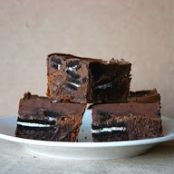 Oreo Crunch Brownies (w/ pnut btr)
