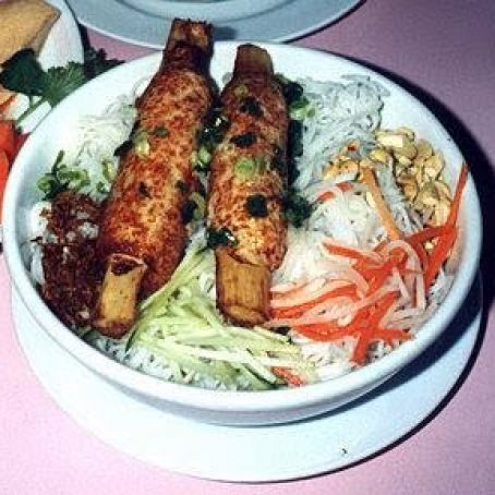 Grilled Shrimp Paste on Sugar Cane Sticks