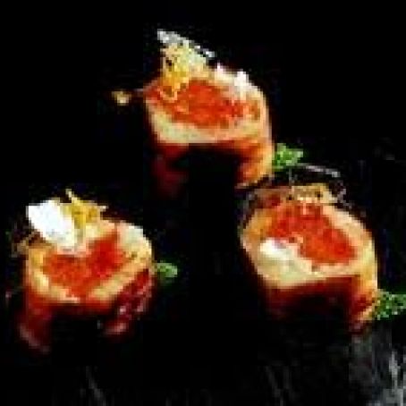 White Asparagus and Pink Grapefruit Maki