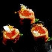 White Asparagus and Pink Grapefruit Maki