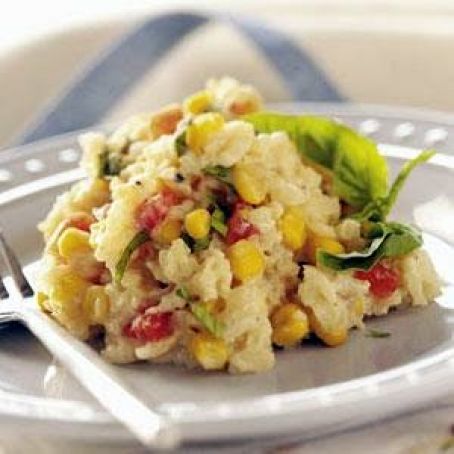 Tomato and Corn Risotto