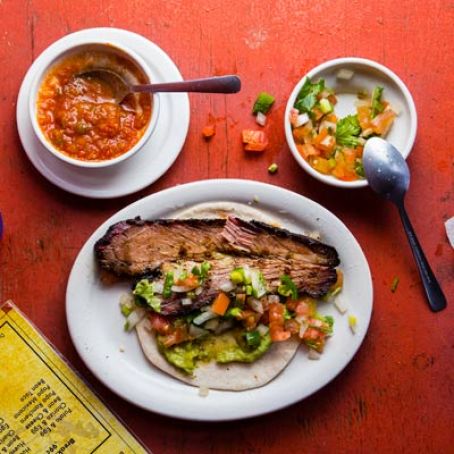 Smoked Brisket Tacos with Pico de Gallo