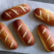 Pretzel Hot Dog Buns