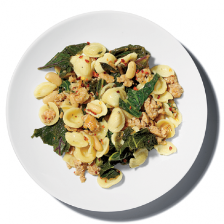 Orecchiette with Sausage and Kale