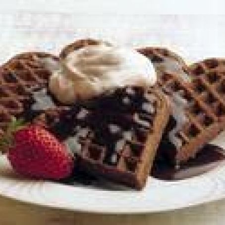 Chocolate Dessert Waffles