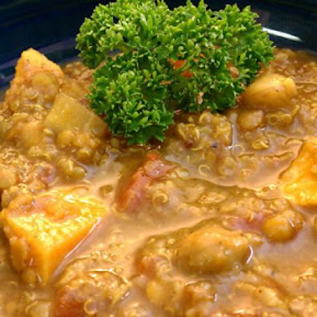 Slow Cooker Indian Inspired Quinoa Stew