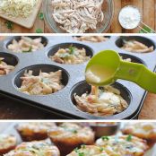Mini Tex-Mex Chicken and Cheese Pies