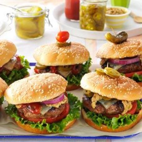 Southwestern Backyard Burgers Recipe