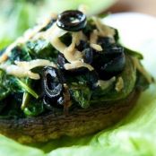 Spinach Stuffed Portobello Mushrooms
