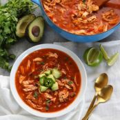 Chicken Tortilla-less Soup