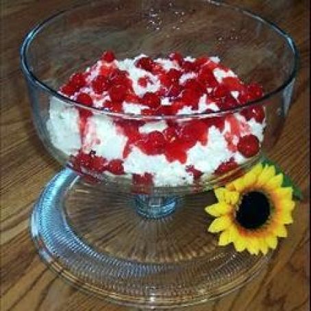 Low Fat Cherry Angel Pudding
