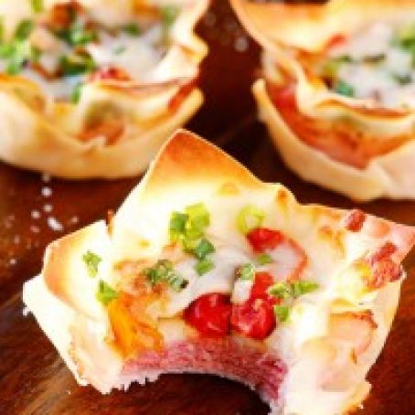 Spicy Italian Ham & Cheese Cups