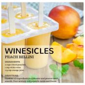 Peach Bellini Winesicles