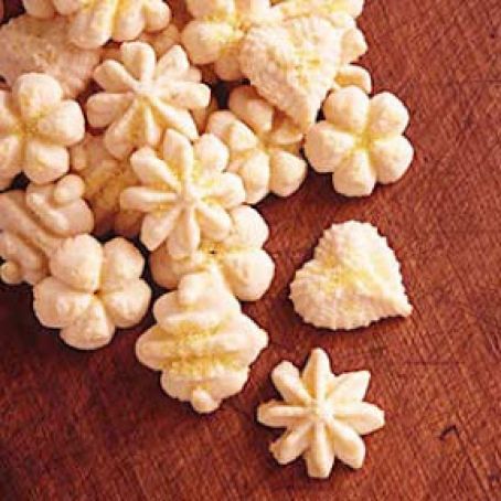 Lemon Butter Spritz cookies