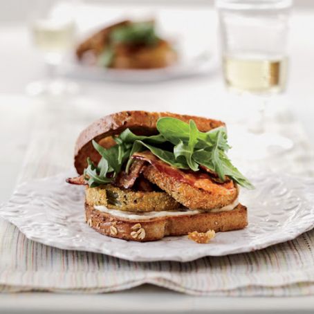 Fried Green Tomato BLTs