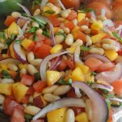 Peach, Tomato & Basil Summer Salad