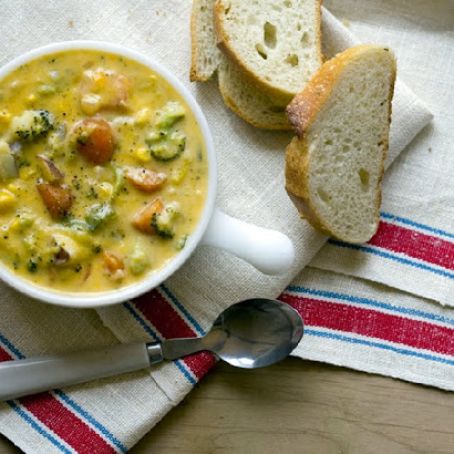 Cheddar Vegetable Soup