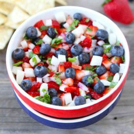 Blueberry, Strawberry & Jicama Salsa