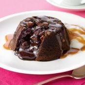 Chocolate and Caramel Molten Cakes