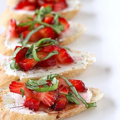 Strawberry Bruschetta