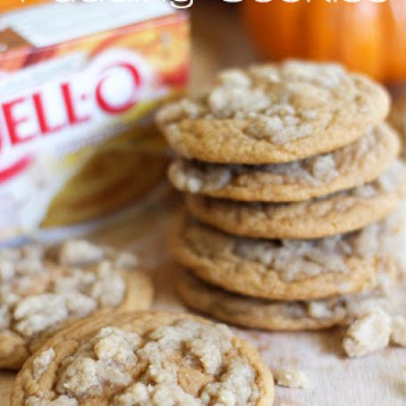 Pumpkin Streusel Pudding Cookies