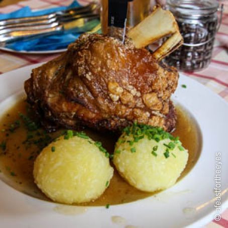 Bavarian Scheinshaxe or Pork Shank